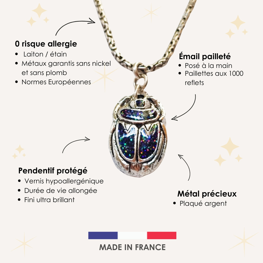 Collier Scarabée KHEPER GALAXY