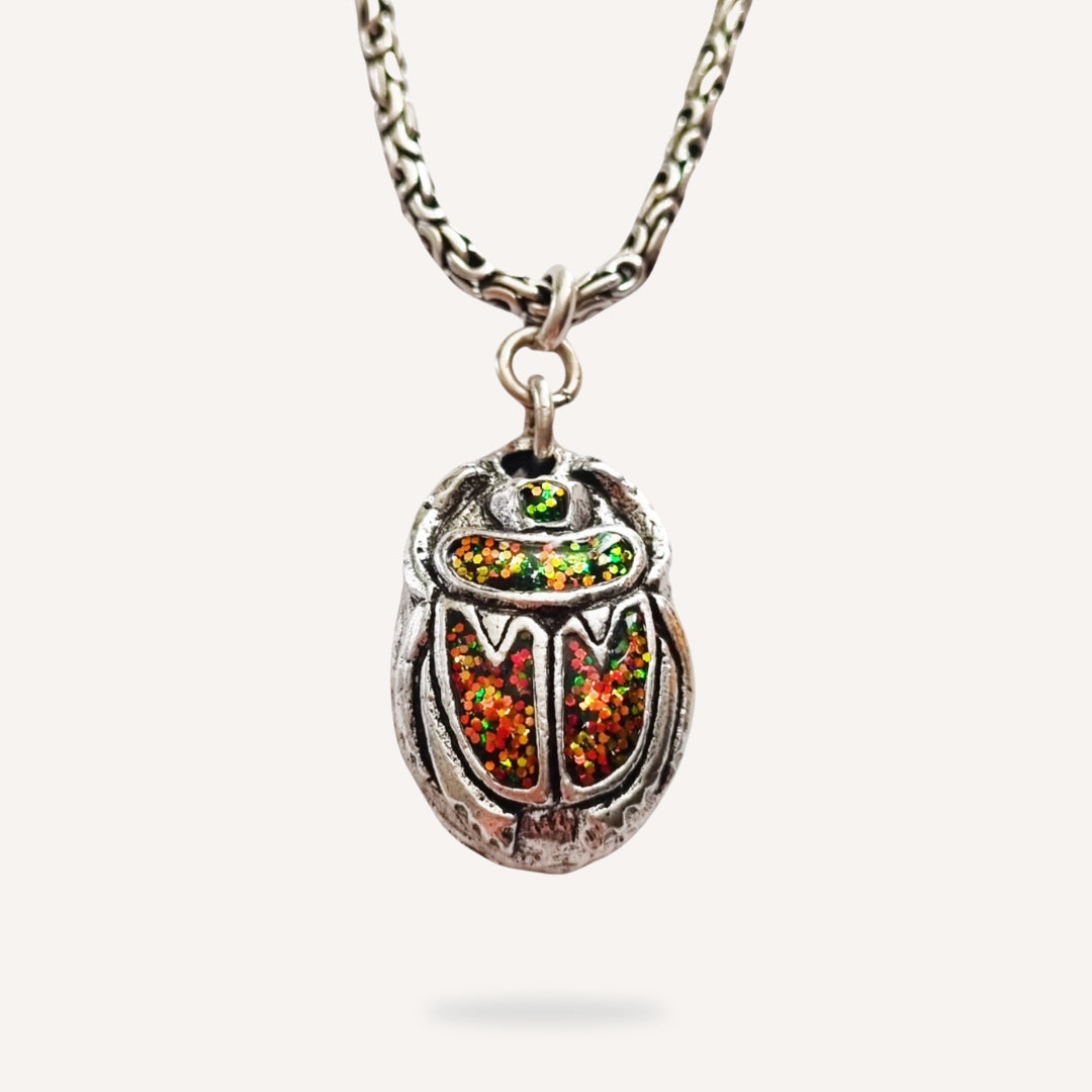 Collier Scarabée KHEPER CAMÉLÉON