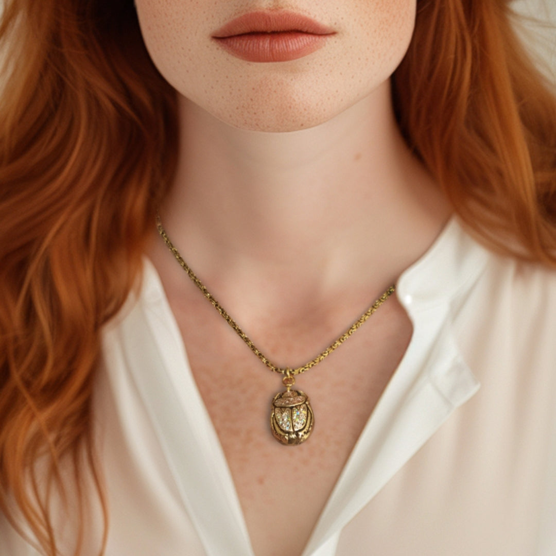Collier Scarabée KHEPER GOLD