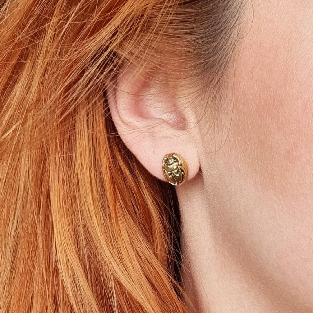 Boucles d'oreilles en plaqué or et doré - Bijoux de créateurs en ligne
